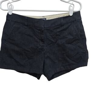 J Crew Factory Black Chino Shorts Womens 2 CottoneBay: